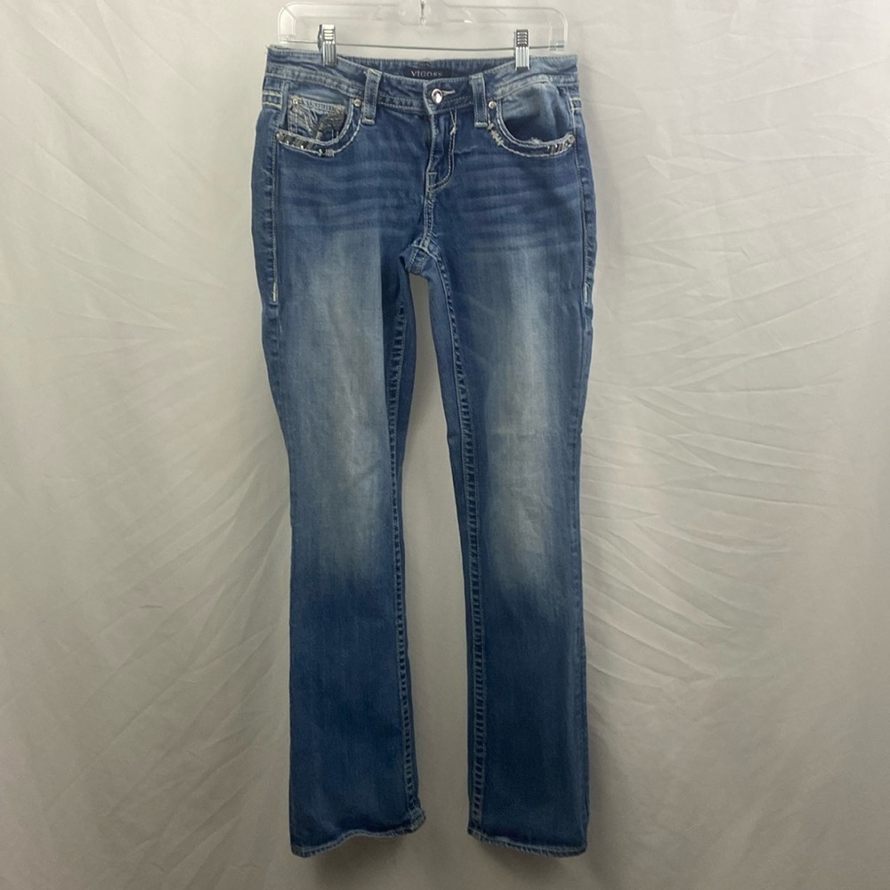 Vigoss Denim Jeans Womens Dublin Slim Boot Heritage Fit Size 5/6 L35